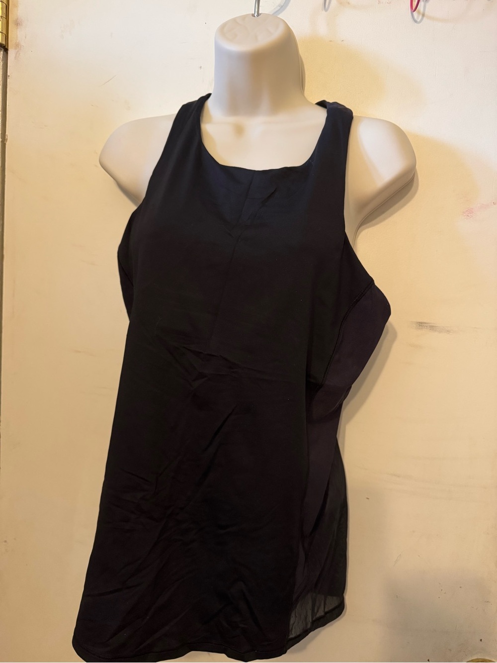 lululemon athletica Black Racerback Performance Tank